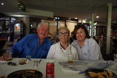Florence-Mulholland-celebrating-her-86th-birthday-with-children-Wayne-and-Karen