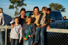 L-R-Molly-Fester-Nicole-Fester-Claire-Fisher-Kirsty-Fisher-and-Johno-Fisher-at-the-dirt-bike-races-